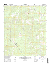 Arkinda Arkansas - Oklahoma - 24k Topo Map