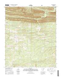 Athens Arkansas - 24k Topo Map