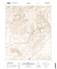 Adams Mesa Arizona - 24k Topo Map