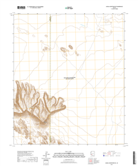 Aguila Mountains NE Arizona - 24k Topo Map