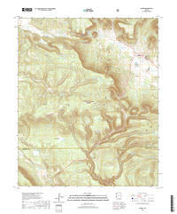 Alpine Arizona - 24k Topo Map
