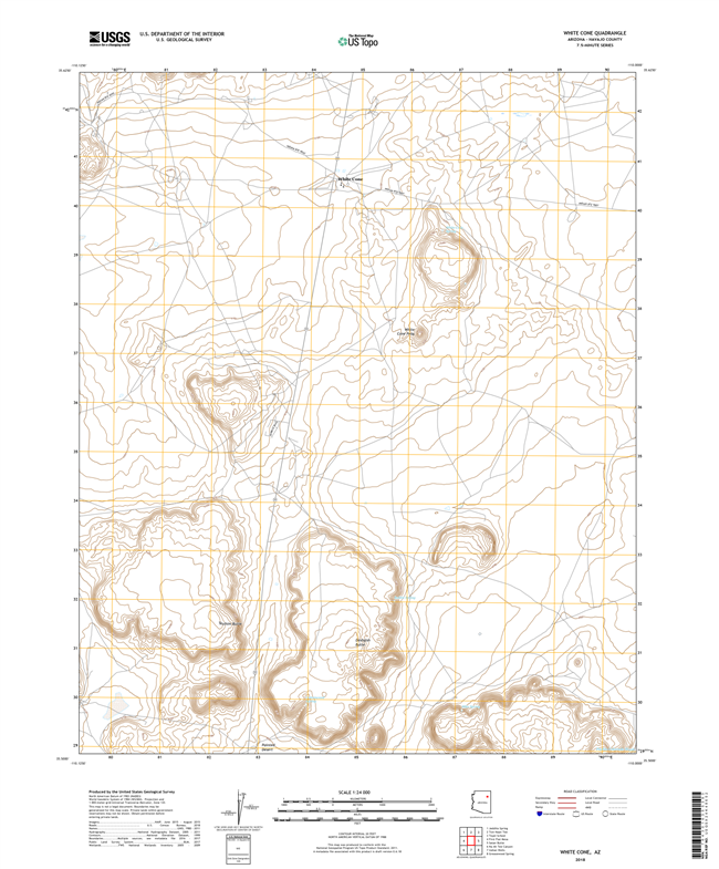 White Orchard Arizona - 24k Topo Map