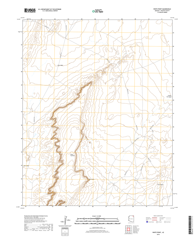 White Point Arizona - 24k Topo Map