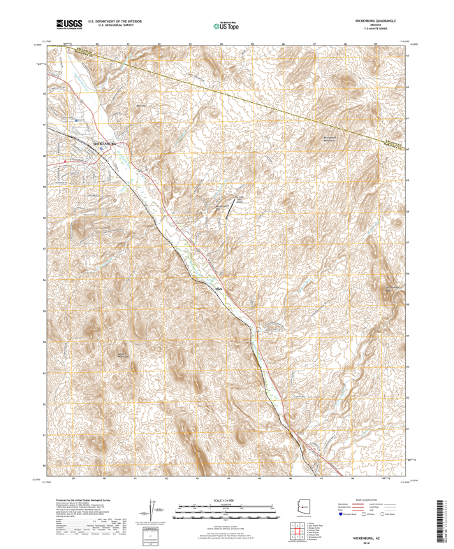 Wickenburg Arizona - 24k Topo Map