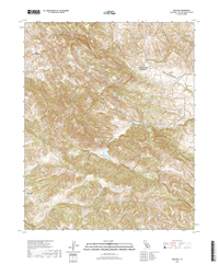 Adelaida California - 24k Topo Map