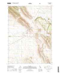 Adin California - 24k Topo Map