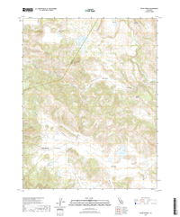 Aetna Springs California - 24k Topo Map