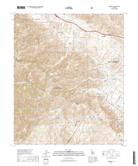 Alberhill California - 24k Topo Map