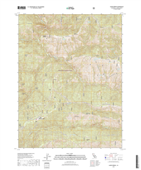 Alder Springs California - 24k Topo Map