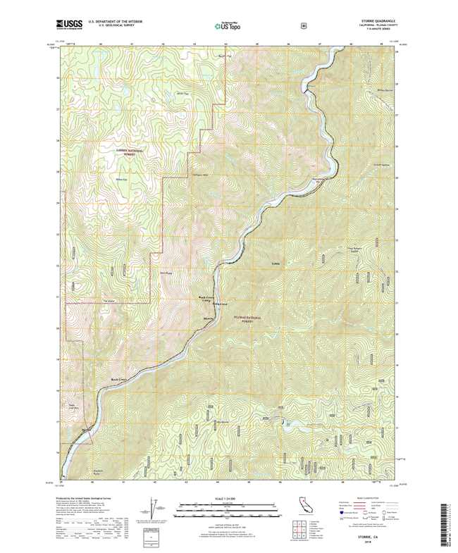 Storrie California - 24k Topo Map
