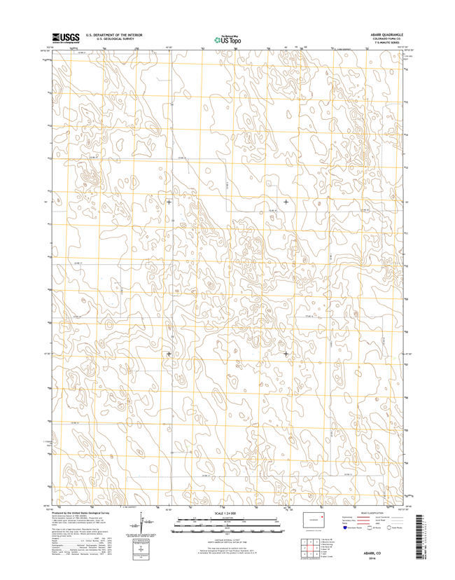 Abarr Colorado - 24k Topo Map