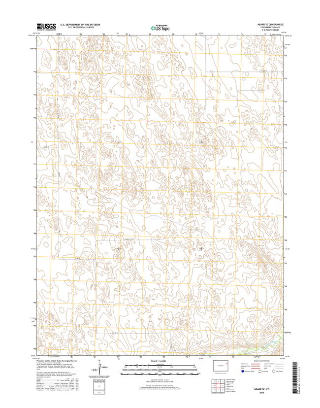 Abarr SE Colorado - 24k Topo Map