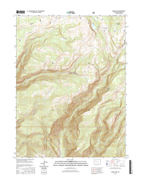 Adams Lake Colorado - 24k Topo Map