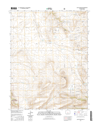 Agate Mountain Colorado - 24k Topo Map