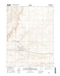 Akron Colorado - 24k Topo Map