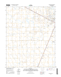 Alamosa West Colorado - 24k Topo Map