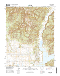 Allison Colorado - New Mexico - 24k Topo Map