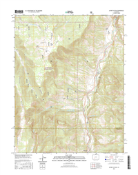 Alpine Plateau Colorado - 24k Topo Map