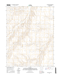 Alpine Ranch NW Colorado - 24k Topo Map