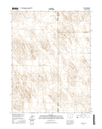 Alvin Colorado - Nebraska - 24k Topo Map