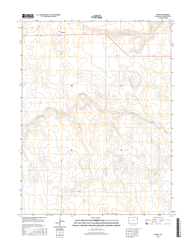 Anton Colorado - 24k Topo Map