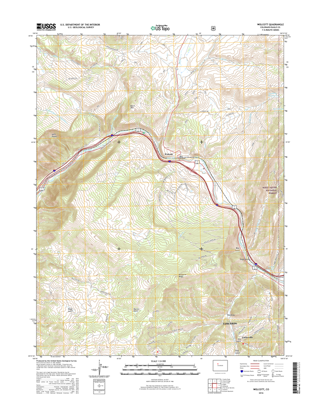 Wolcott Colorado - 24k Topo Map