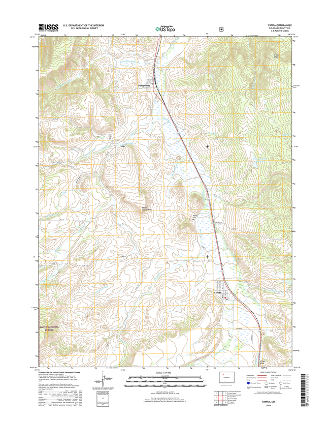 Yampa Colorado - 24k Topo Map