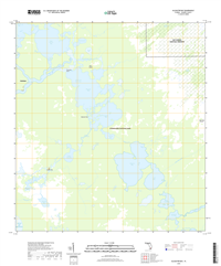 Alligator Bay Florida - 24k Topo Map