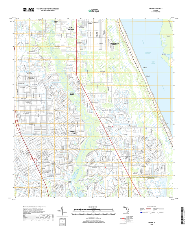 Ankona Florida - 24k Topo Map