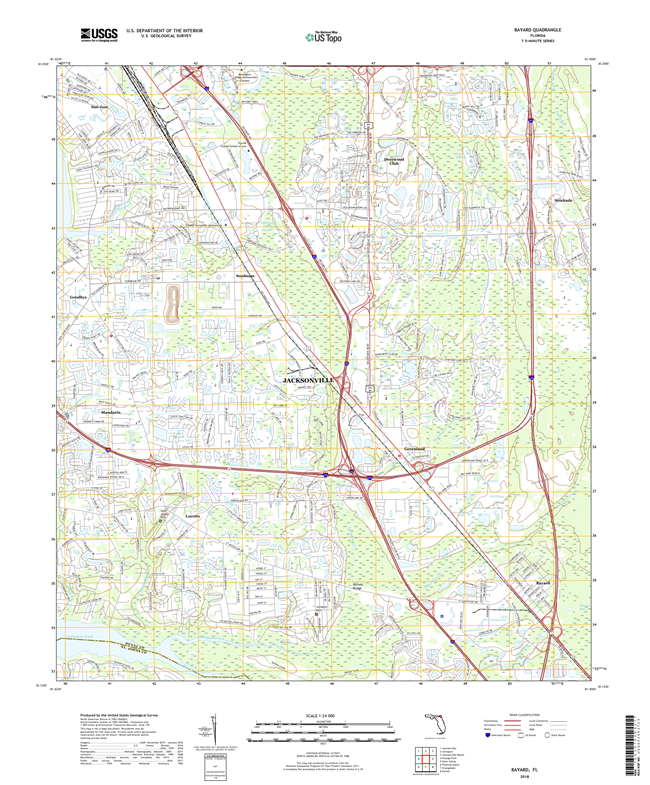 Bayard Florida - 24k Topo Map