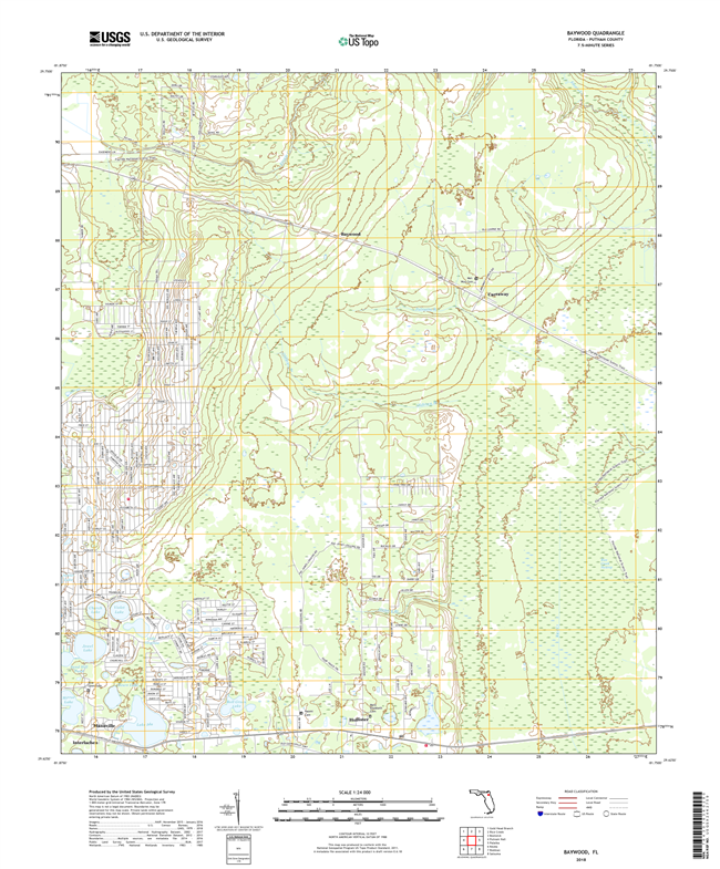 Baywood Florida - 24k Topo Map