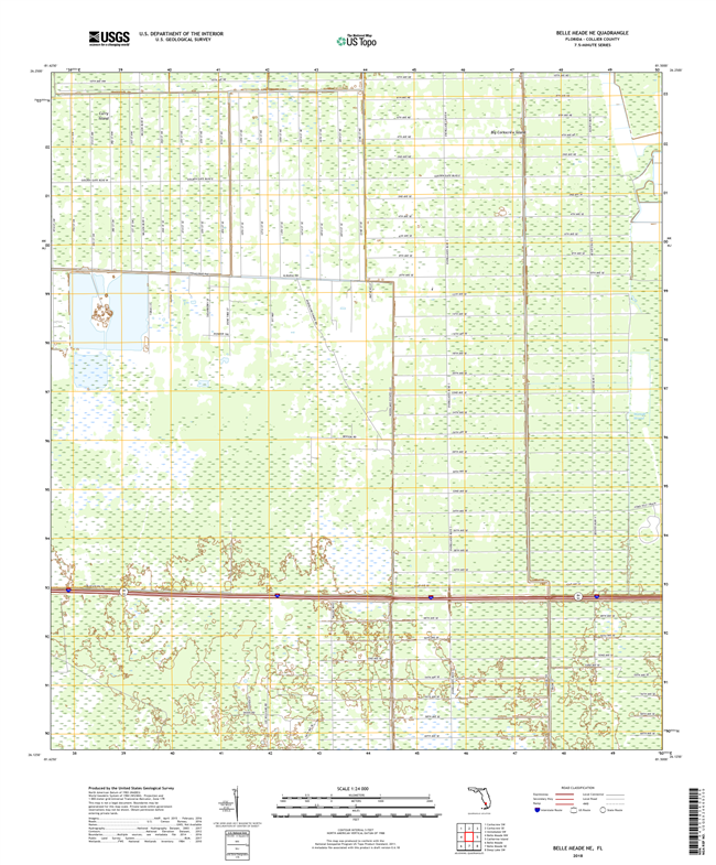 Belle Meade NE Florida - 24k Topo Map