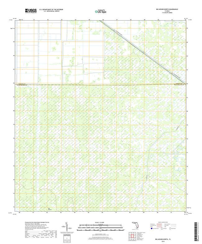 Big Mound North Florida - 24k Topo Map