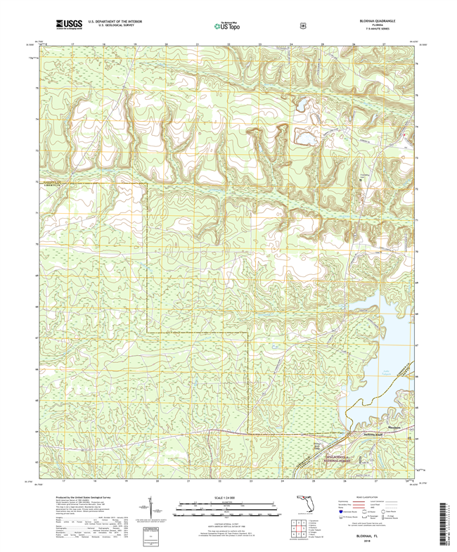 Bloxham Florida - 24k Topo Map