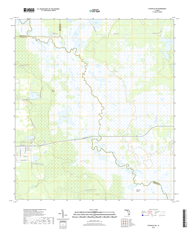 Titusville SW Florida - 24k Topo Map