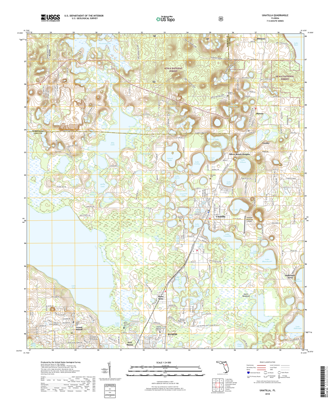 Umatilla Florida - 24k Topo Map