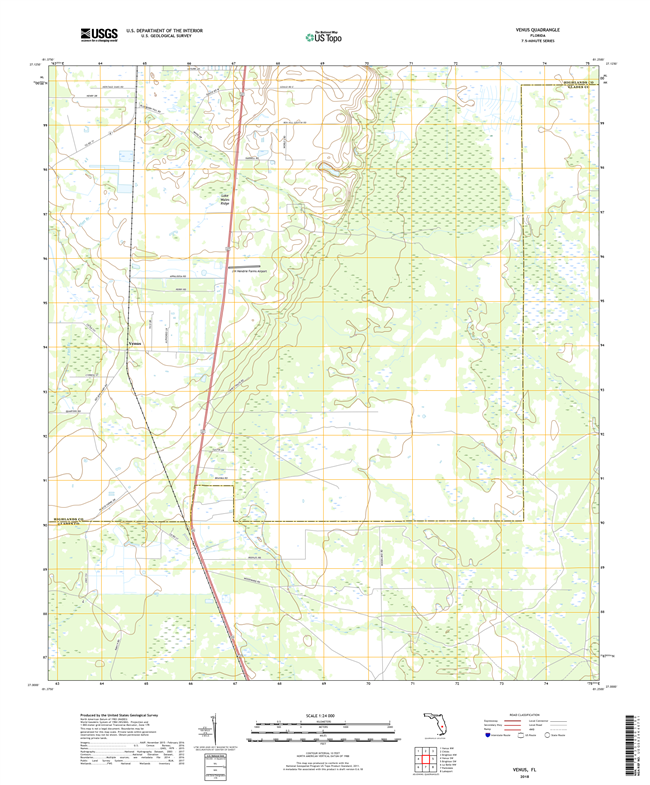 Venus Florida - 24k Topo Map