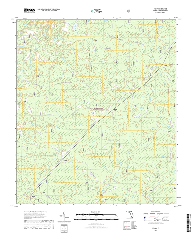 Wilma Florida - 24k Topo Map