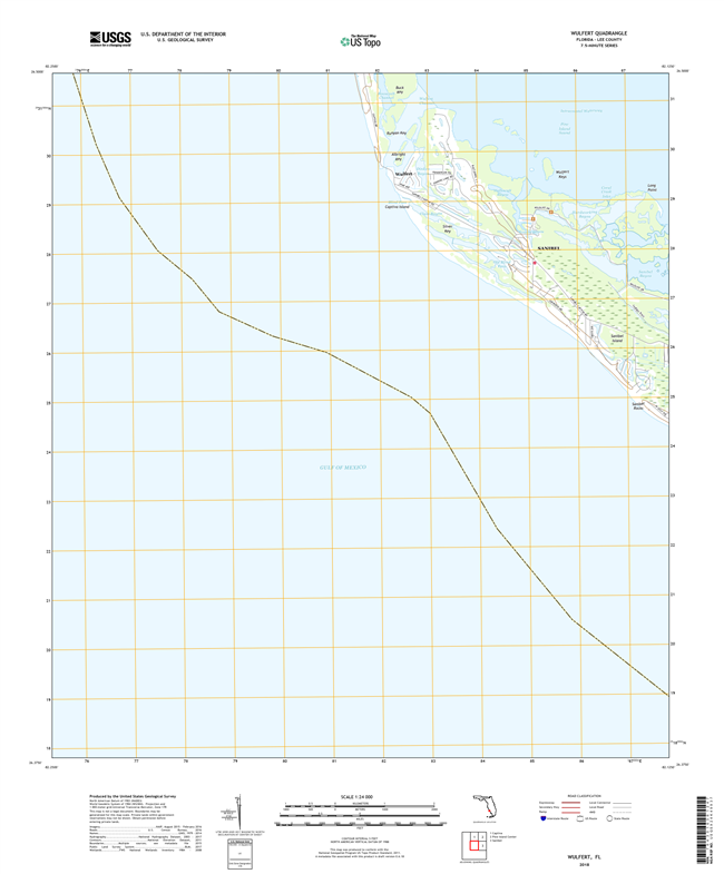 Wulfert Florida - 24k Topo Map