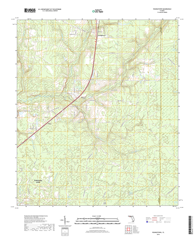 Youngstown Florida - 24k Topo Map