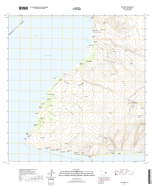 USGS topographic maps are the most detailed maps for the USA. They show features such as roads, trails, lakes and rivers, cities, towns, villages, contours, mountain peak and much more. Choose laminated or our waterproof / tearproof paper for the best pos