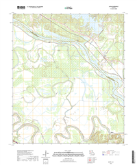 Aloha Louisiana - 24k Topo Map