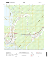 Amelia Louisiana - 24k Topo Map