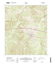 Arcadia Louisiana - 24k Topo Map