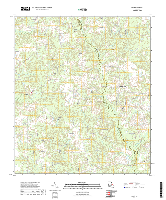 Wilmer Louisiana - 24k Topo Map