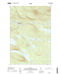 Abol Pond Maine - 24k Topo Map