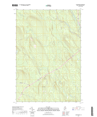 Alder Brook Maine - 24k Topo Map