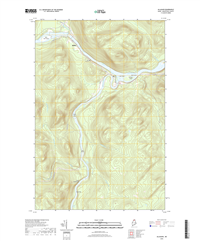 Allagash Maine - 24k Topo Map