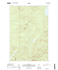 Allagash Pond Maine - 24k Topo Map