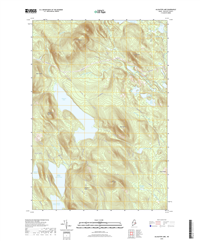 Alligator Lake Maine - 24k Topo Map